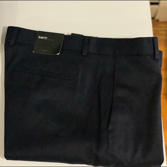 H&M Suits & Blazers Hm Mens 38r Slim Fit Navy Suit Pants Poshmark